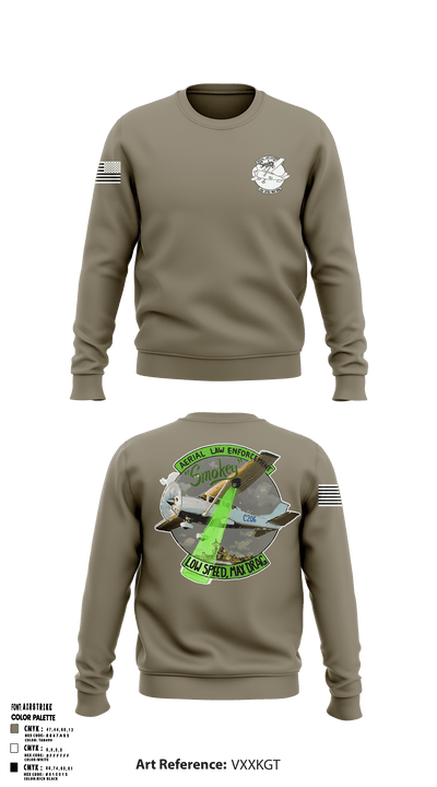 Washington State Patrol Aviation 88282662 Crew Neck Sweatshirt - 57