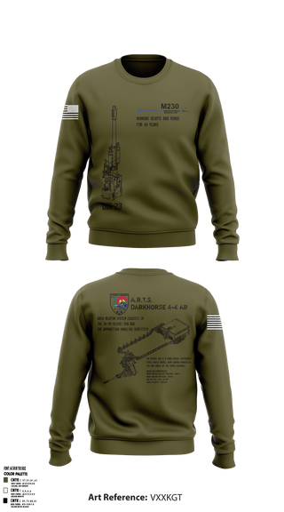 Crew Neck Sweatshirt, , Army, Teamtime, Team time, sublimation, custom sports apparel, team uniforms, spirit wear, spiritwear, sports uniforms, custom shirts, team store, custom team store, fundraiser sports, apparel fundraiser