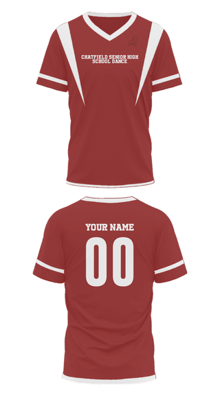 Mens Soccer Jersey, Chatfield Senior High School Dance, Spirit Store, Teamtime, Team time, sublimation, custom sports apparel, team uniforms, spirit wear, spiritwear, sports uniforms, custom shirts, team store, custom team store, fundraiser sports, apparel fundraiser