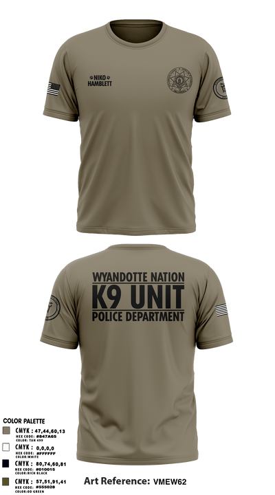 K9 Unit 27578074 Short Sleeve Performance Shirt - 7