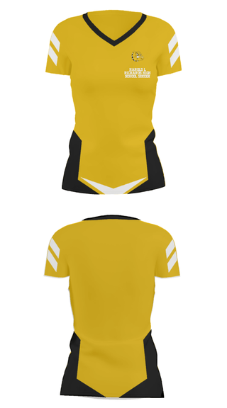 Women's Short Sleeve Vneck Shirt, Harold L Richards High School Soccer, Men's Soccer, Teamtime, Team time, sublimation, custom sports apparel, team uniforms, spirit wear, spiritwear, sports uniforms, custom shirts, team store, custom team store, fundraiser sports, apparel fundraiser