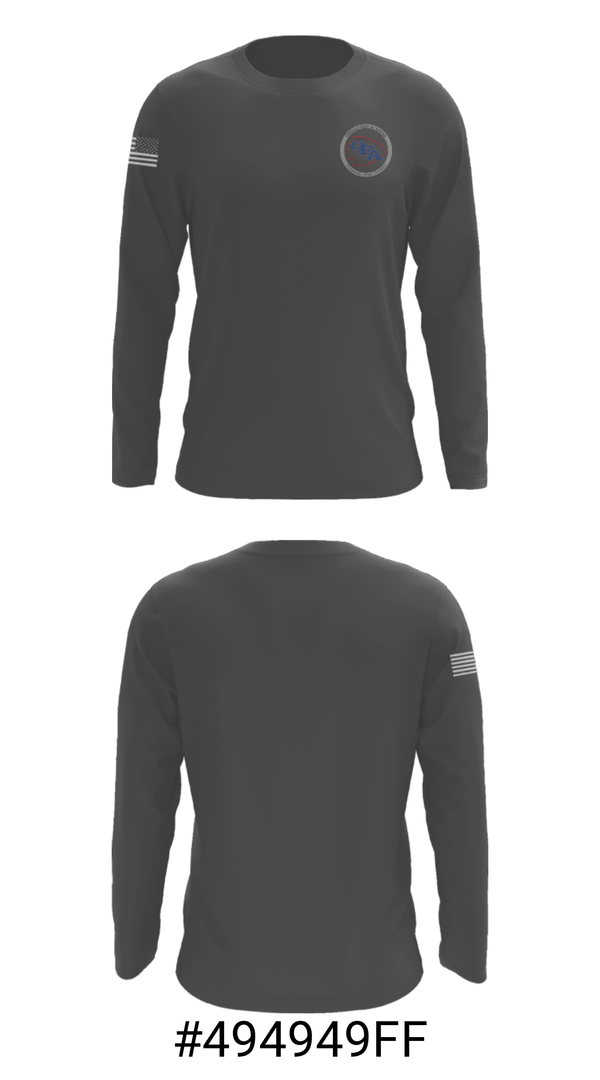 Long Sleeve Performance Shirt, Owego Free Academy Football, Football, Teamtime, Team time, sublimation, custom sports apparel, team uniforms, spirit wear, spiritwear, sports uniforms, custom shirts, team store, custom team store, fundraiser sports, apparel fundraiser