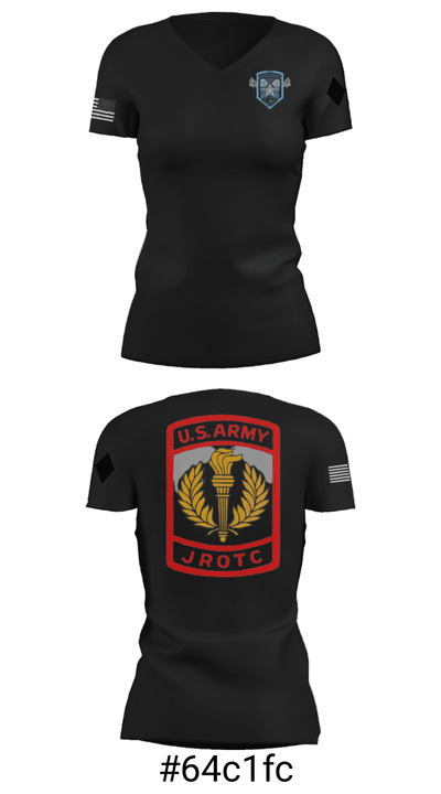 Lee/New Century General Battalion 69349726 Women's Short Sleeve V-neck Shirt - 19