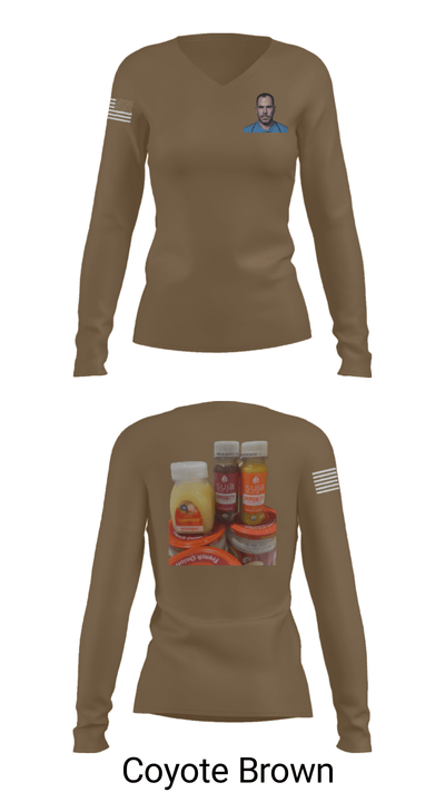 ALPHA BATTERY 2-116 FAR 52826459 Women's Long Sleeve V-neck Shirt - 38