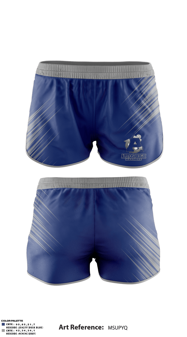 Track Shorts, Aptos High School Softball, Softball, Teamtime, Team time, sublimation, custom sports apparel, team uniforms, spirit wear, spiritwear, sports uniforms, custom shirts, team store, custom team store, fundraiser sports, apparel fundraiser