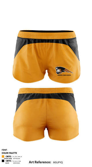 Women's Shorts, Merrill High School Softball, Softball, Teamtime, Team time, sublimation, custom sports apparel, team uniforms, spirit wear, spiritwear, sports uniforms, custom shirts, team store, custom team store, fundraiser sports, apparel fundraiser