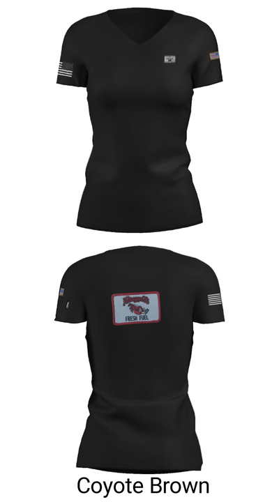 Echo pol 1/126 avn 6177830 Women's Short Sleeve V-neck Shirt - 20