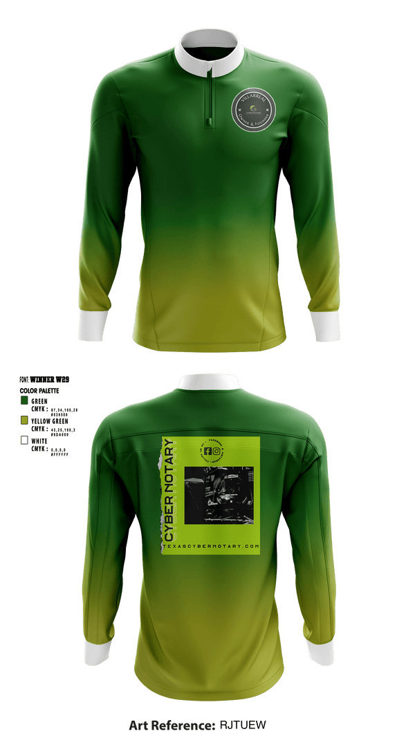 Quarter Zip Jacket, Cyber Notary, , Teamtime, Team time, sublimation, custom sports apparel, team uniforms, spirit wear, spiritwear, sports uniforms, custom shirts, team store, custom team store, fundraiser sports, apparel fundraiser