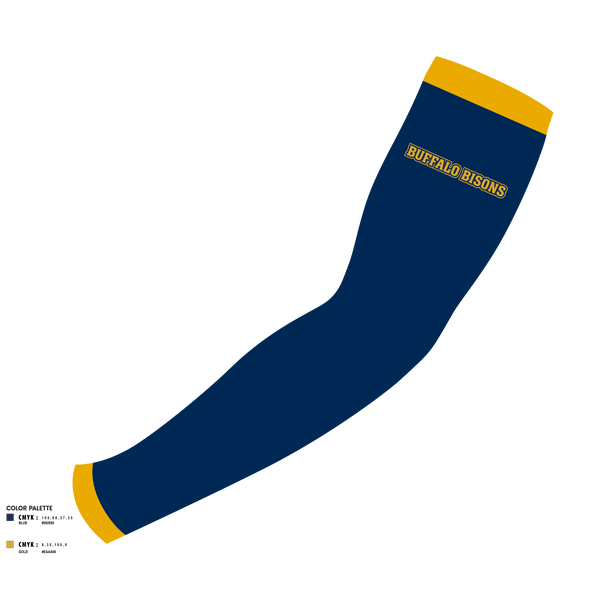 Arm Sleeve, Buffalo Bisons, Football, Teamtime, Team time, sublimation, custom sports apparel, team uniforms, spirit wear, spiritwear, sports uniforms, custom shirts, team store, custom team store, fundraiser sports, apparel fundraiser