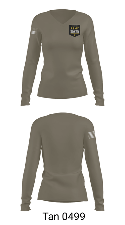 WIARNG RRB 20982110 Women's Long Sleeve V-neck Shirt - 41