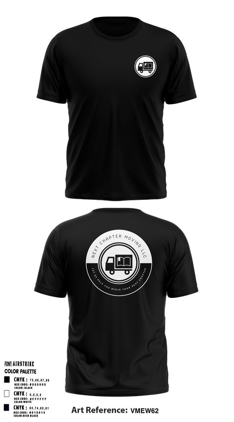 Short Sleeve Performance Shirt, Next Chapter Moving LLC, , Teamtime, Team time, sublimation, custom sports apparel, team uniforms, spirit wear, spiritwear, sports uniforms, custom shirts, team store, custom team store, fundraiser sports, apparel fundraiser