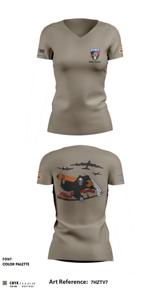 Women's Short Sleeve Vneck Shirt, , National Guard, Teamtime, Team time, sublimation, custom sports apparel, team uniforms, spirit wear, spiritwear, sports uniforms, custom shirts, team store, custom team store, fundraiser sports, apparel fundraiser