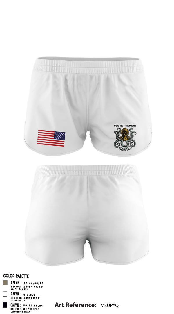 Ranger Panties, USS Retirement, Navy, Teamtime, Team time, sublimation, custom sports apparel, team uniforms, spirit wear, spiritwear, sports uniforms, custom shirts, team store, custom team store, fundraiser sports, apparel fundraiser