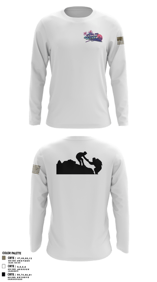 Long Sleeve Performance Shirt, , Marines, Teamtime, Team time, sublimation, custom sports apparel, team uniforms, spirit wear, spiritwear, sports uniforms, custom shirts, team store, custom team store, fundraiser sports, apparel fundraiser