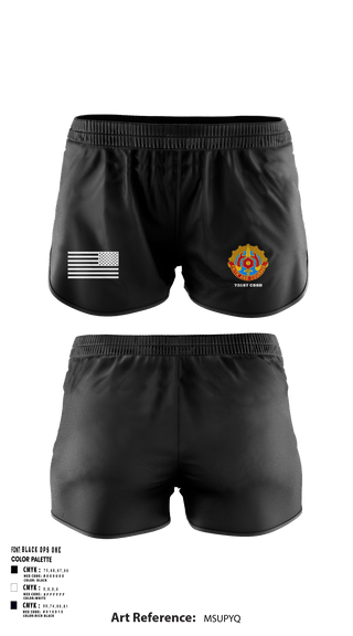 Women's Shorts, 731st CSSB, National Guard, Teamtime, Team time, sublimation, custom sports apparel, team uniforms, spirit wear, spiritwear, sports uniforms, custom shirts, team store, custom team store, fundraiser sports, apparel fundraiser