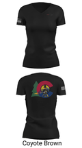 4-4 ARMT 94073583 Women's Short Sleeve V-neck Shirt - 20