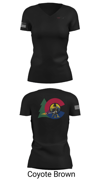 Women's Short Sleeve Vneck Shirt, , Army, Teamtime, Team time, sublimation, custom sports apparel, team uniforms, spirit wear, spiritwear, sports uniforms, custom shirts, team store, custom team store, fundraiser sports, apparel fundraiser