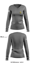 St Helens High School Wrestling 77700213 Women's Long Sleeve V-neck Shirt - 1