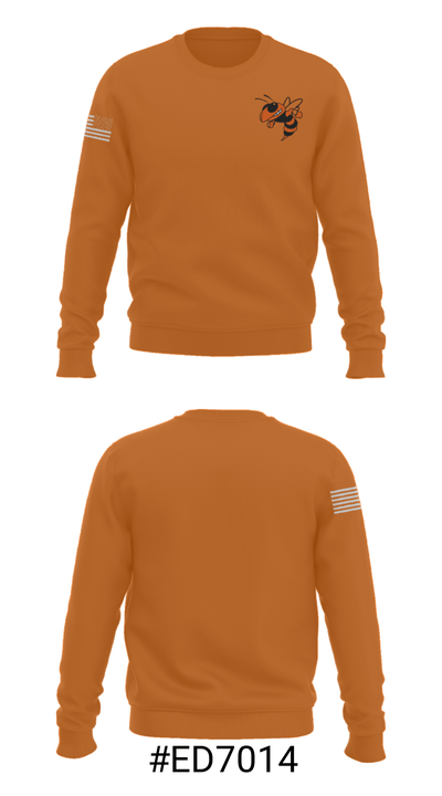 Coalfield High School Basketball 566020 Crew Neck Sweatshirt - 16