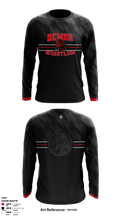 Durango HS Wrestling 8720193 Long Sleeve Rash Guard Shirt - 2