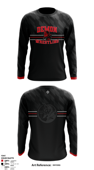 Long Sleeve Rash Guard Shirt, Durango HS Wrestling, Wrestling, Teamtime, Team time, sublimation, custom sports apparel, team uniforms, spirit wear, spiritwear, sports uniforms, custom shirts, team store, custom team store, fundraiser sports, apparel fundraiser