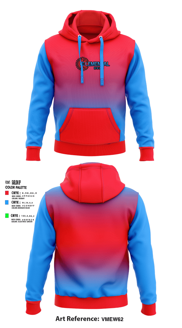 Hoodie, Elemental HVAC, , Teamtime, Team time, sublimation, custom sports apparel, team uniforms, spirit wear, spiritwear, sports uniforms, custom shirts, team store, custom team store, fundraiser sports, apparel fundraiser