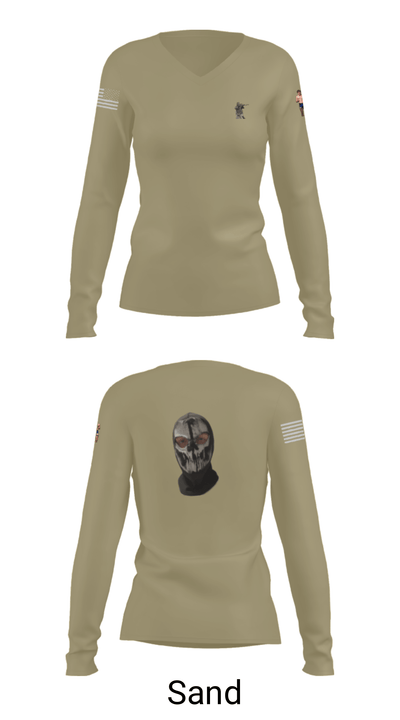 Air Assault 78962752 Women's Long Sleeve V-neck Shirt - 41