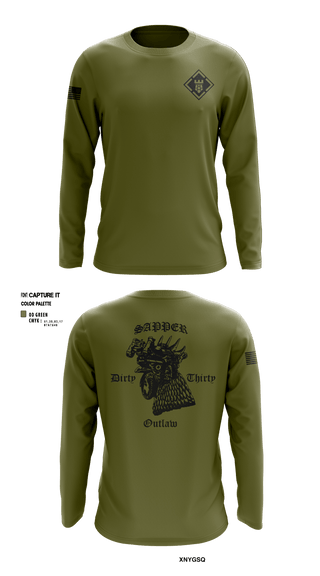 Long Sleeve Performance Shirt, 541st CEC-A, , Teamtime, Team time, sublimation, custom sports apparel, team uniforms, spirit wear, spiritwear, sports uniforms, custom shirts, team store, custom team store, fundraiser sports, apparel fundraiser