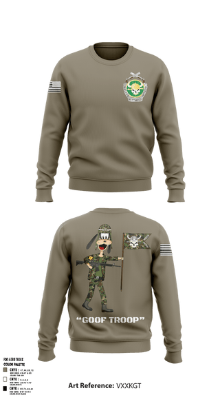 Crew Neck Sweatshirt, , Army, Teamtime, Team time, sublimation, custom sports apparel, team uniforms, spirit wear, spiritwear, sports uniforms, custom shirts, team store, custom team store, fundraiser sports, apparel fundraiser
