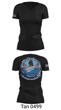 USS GEORGE WASHINGTON INFORMATION TECHNICIANS 62071140 Women's Short Sleeve V-neck Shirt - 23