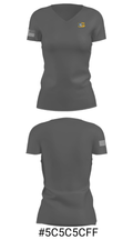 Garner Junior High School Golf 33099759 Women's Short Sleeve V-neck Shirt - 22