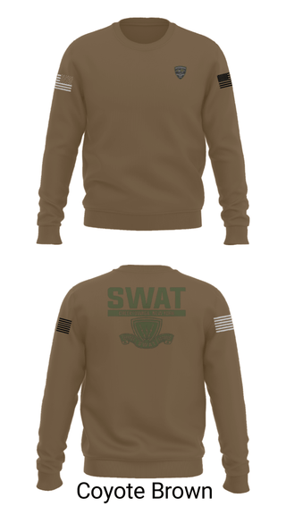 Crew Neck Sweatshirt, , Police, Teamtime, Team time, sublimation, custom sports apparel, team uniforms, spirit wear, spiritwear, sports uniforms, custom shirts, team store, custom team store, fundraiser sports, apparel fundraiser