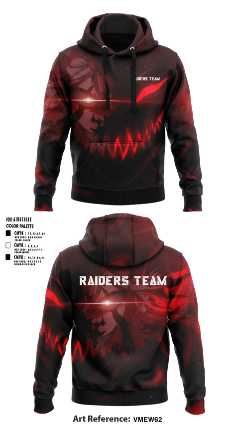 Hoodie, Raiders team, , Teamtime, Team time, sublimation, custom sports apparel, team uniforms, spirit wear, spiritwear, sports uniforms, custom shirts, team store, custom team store, fundraiser sports, apparel fundraiser