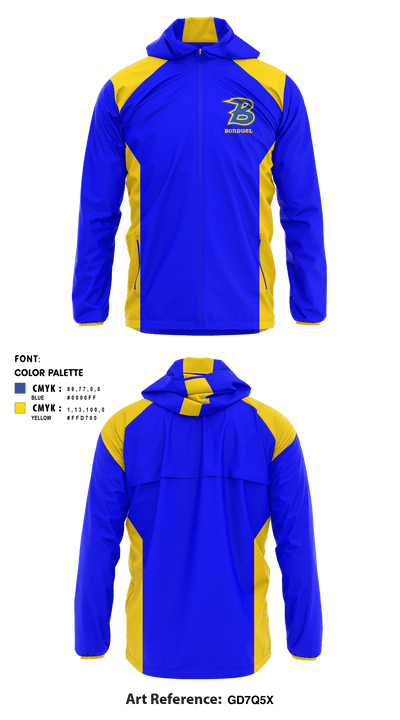 Bonduel Youth Softball League 22083727 Windbreaker - 1