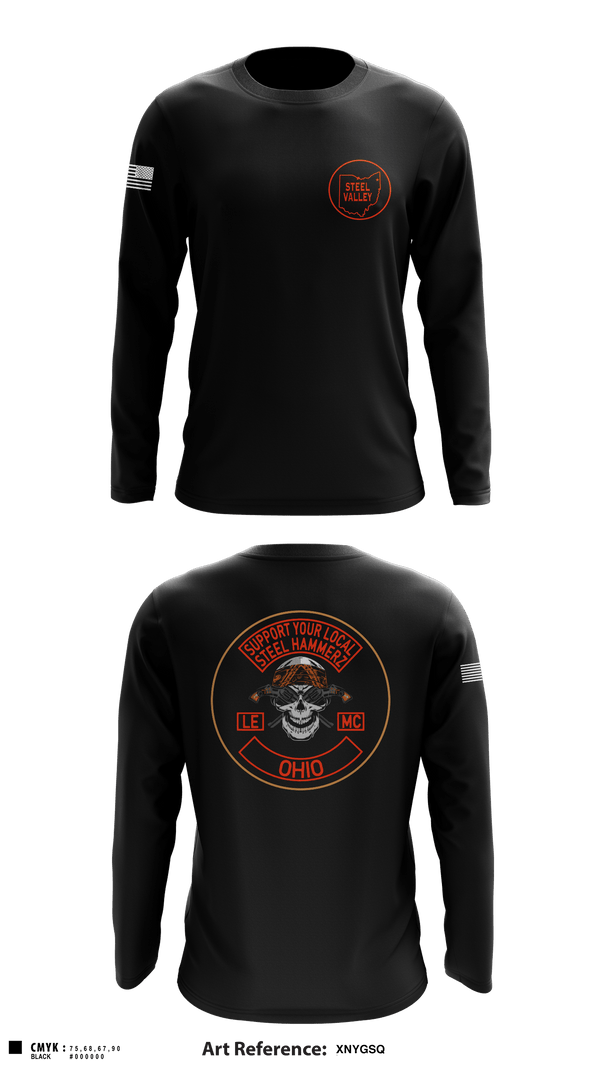 Long Sleeve Performance Shirt, Support steel hammerz, Police, Teamtime, Team time, sublimation, custom sports apparel, team uniforms, spirit wear, spiritwear, sports uniforms, custom shirts, team store, custom team store, fundraiser sports, apparel fundraiser