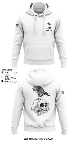 Hoodie, E CO 2-39, Army, Teamtime, Team time, sublimation, custom sports apparel, team uniforms, spirit wear, spiritwear, sports uniforms, custom shirts, team store, custom team store, fundraiser sports, apparel fundraiser