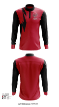 New Britain Twisters Youth Wrestling 45792987 Quarter Zip Jacket - 1