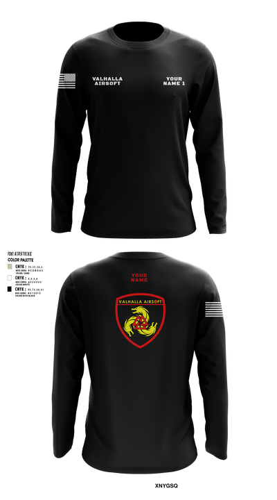Valhalla Airsoft 98104221 Long Sleeve Performance Shirt - 3
