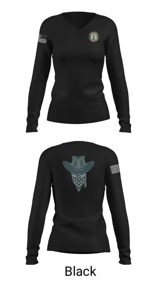 Women's Long Sleeve Vneck Shirt, , National Guard, Teamtime, Team time, sublimation, custom sports apparel, team uniforms, spirit wear, spiritwear, sports uniforms, custom shirts, team store, custom team store, fundraiser sports, apparel fundraiser