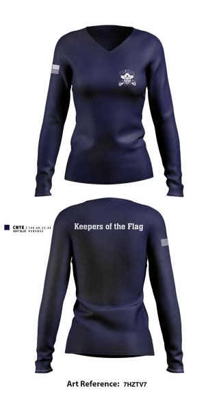 Women's Long Sleeve Vneck Shirt, , Army, Teamtime, Team time, sublimation, custom sports apparel, team uniforms, spirit wear, spiritwear, sports uniforms, custom shirts, team store, custom team store, fundraiser sports, apparel fundraiser