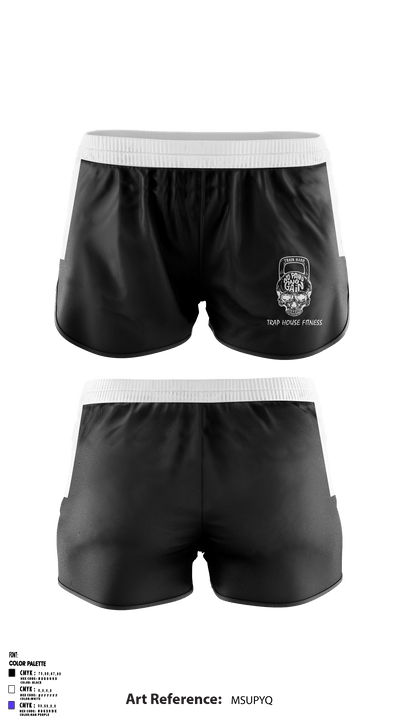 Trap House Fitness 35010693 Women's Shorts - 2