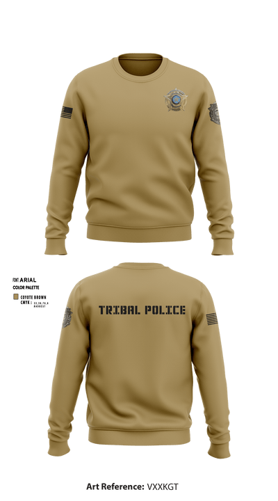 Eastern Shawnee Tribal Police 73684193 Crew Neck Sweatshirt - 3 (1)