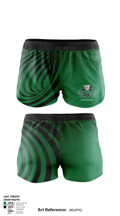 Centennial Middle School Cross Country 59518816 Track Shorts - 25
