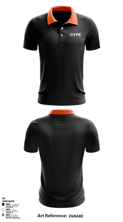 Hype Socks Basketball 37101968 Short Sleeve Performance Polo - 3