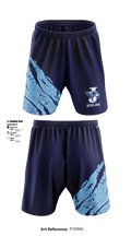 Jefferson Senior High School Bowling 7186554 Athletic Shorts With Pockets - 2