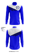 Duchesne High School Bowling 72429032 Quarter Zip Jacket - 1