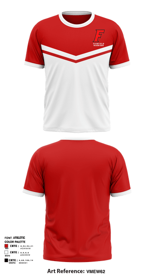 Short Sleeve Performance Shirt, Fairfield Warriors, Spirit Store, Teamtime, Team time, sublimation, custom sports apparel, team uniforms, spirit wear, spiritwear, sports uniforms, custom shirts, team store, custom team store, fundraiser sports, apparel fundraiser