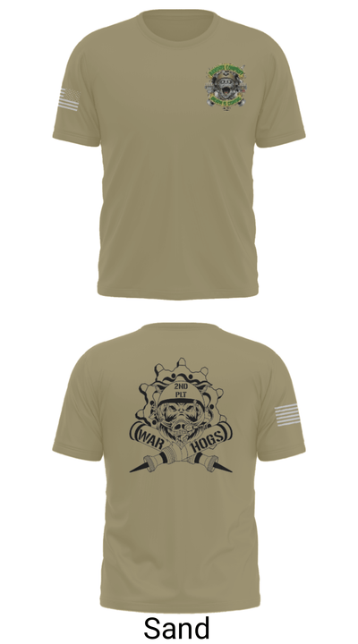 War Hogs 92830770 Short Sleeve Performance Shirt - 36