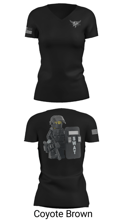 SWAT 47192755 Women's Short Sleeve V-neck Shirt - 20
