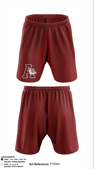 Athletic Shorts With Pockets, Anniston High School, Spirit Store, Teamtime, Team time, sublimation, custom sports apparel, team uniforms, spirit wear, spiritwear, sports uniforms, custom shirts, team store, custom team store, fundraiser sports, apparel fundraiser